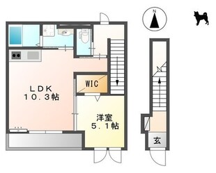 ヴェルドールＡの物件間取画像